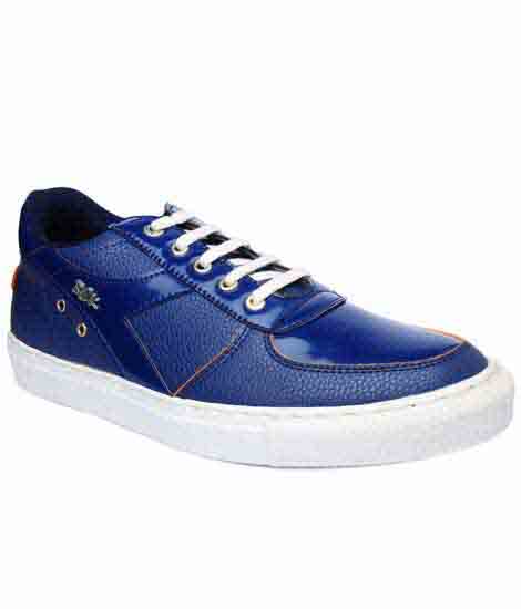 Travino Blue Fabric Casual Shoes