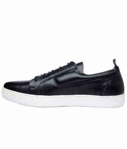 Octavio Black Fabric Casual Shoes