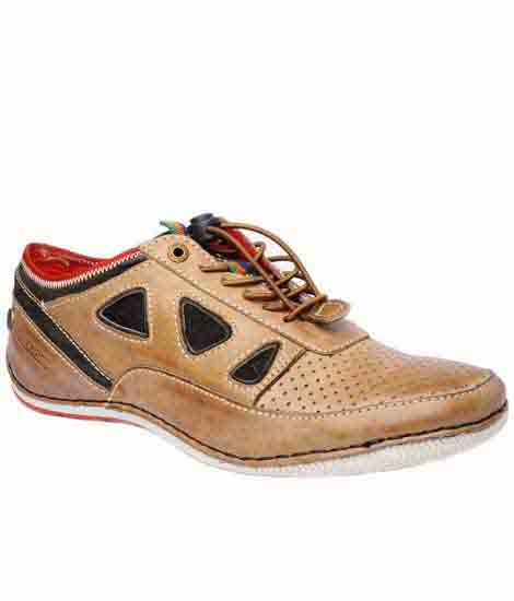 Faron Brown Leather Casual Shoes
