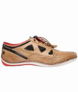 Faron Brown Leather Casual Shoes