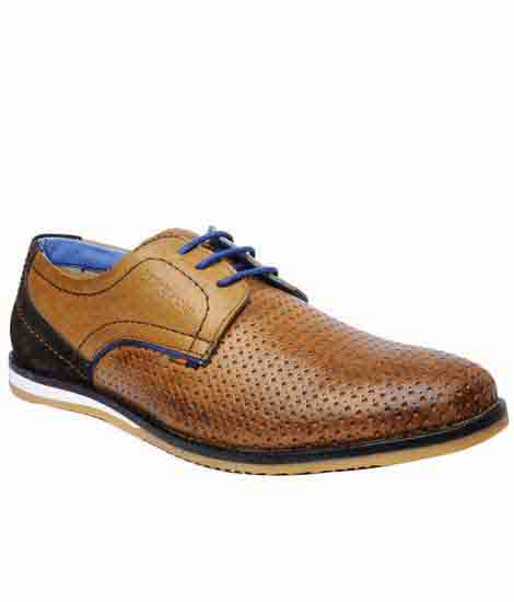 Clay Brown Leather Casual Shoes