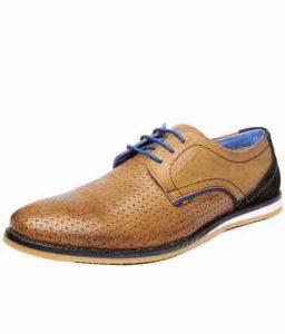 Clay Brown Leather Casual Shoes