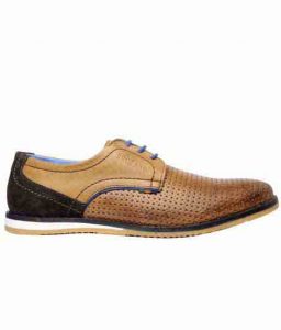 Clay Brown Leather Casual Shoes