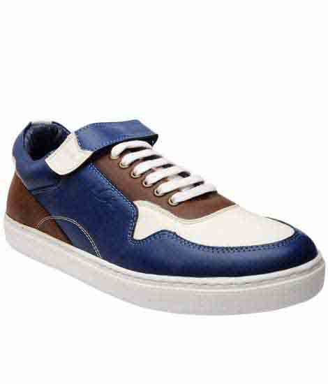 Alba Blue Pu Casual Shoes
