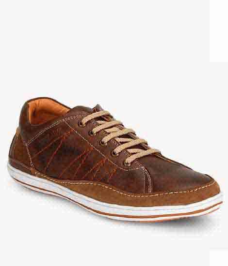 New Ryan Brown Leather Casual Shoes