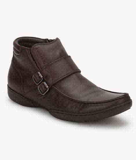 Fausto Y Brown Leather Casual Shoes