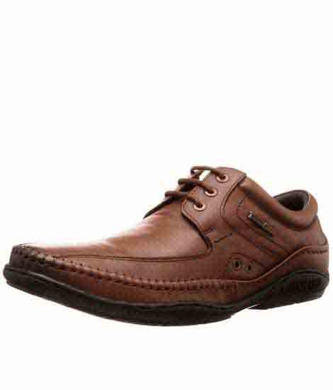 New Paulin Tan Leather Casual Shoes