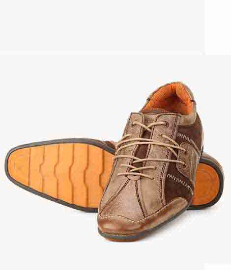 New Westin Camel Leather Casual Shoes