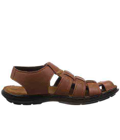 Solomon Tan Leather Casual Sandal