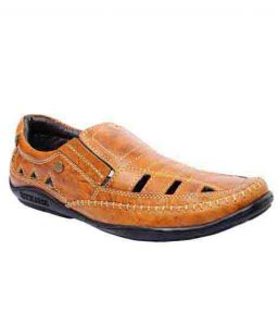 Duarte Tan Leather Casual Shoes