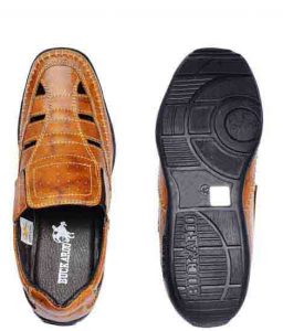 Duarte Tan Leather Casual Shoes