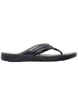 Cisco Olive Leather Casual Flip Flops