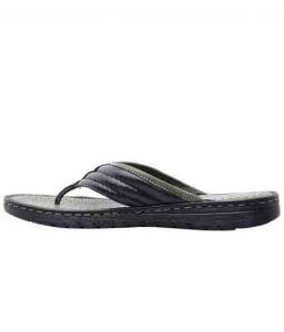 Cisco Olive Leather Casual Flip Flops