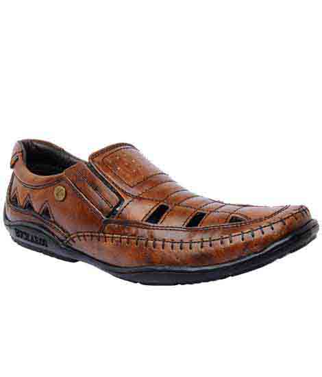 Duarte Brown Leather Casual Shoes