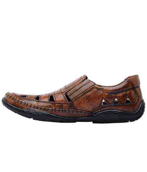 Duarte Brown Leather Casual Shoes