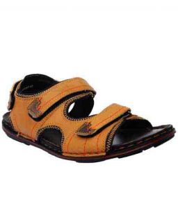 Kyson Tan Leather Casual Sandal