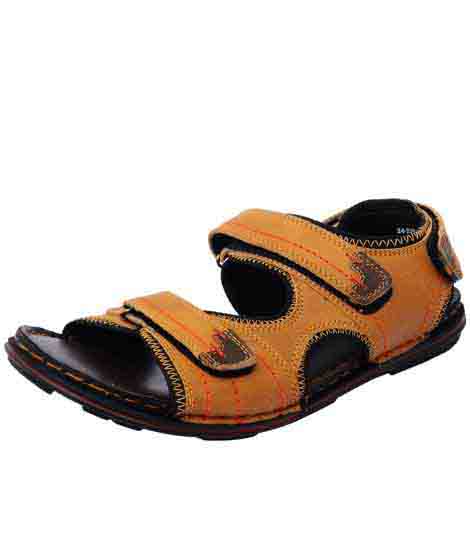 Kyson Tan Leather Casual Sandal