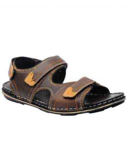 Kyson Olive Leather Casual Sandal