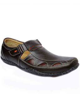 Rebecon Brown Leather Casual Shoes