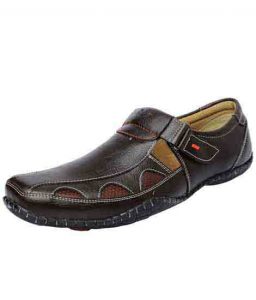 Rebecon Brown Leather Casual Shoes