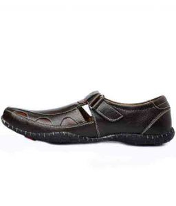 Rebecon Brown Leather Casual Shoes