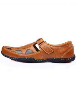 Rebecon Tan Leather Casual Shoes