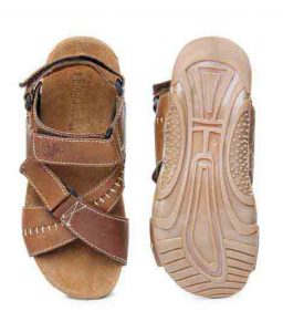 Marshal Brown Leather Casual Sandals