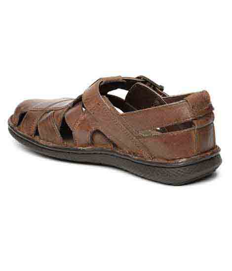 Blaze Tan Leather Casual Sandals