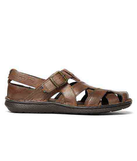 Blaze Tan Leather Casual Sandals