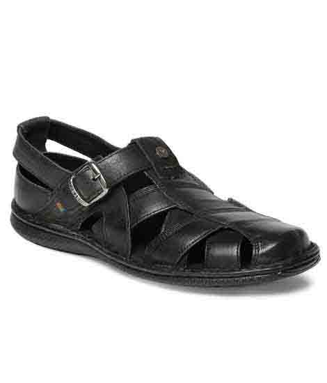 New Blaze Black Leather Casual Shoes