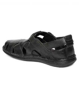 New Blaze Black Leather Casual Shoes