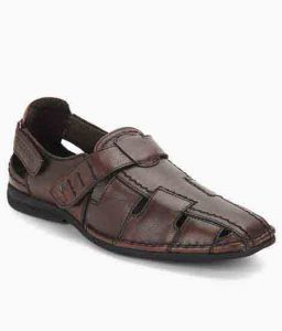New Fisher Brown Leather Casual Shoes