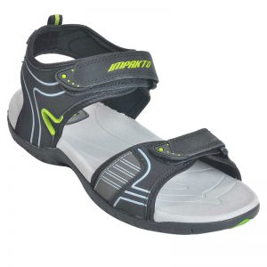 Impakto Men's Classy Sandal Slippers - Black