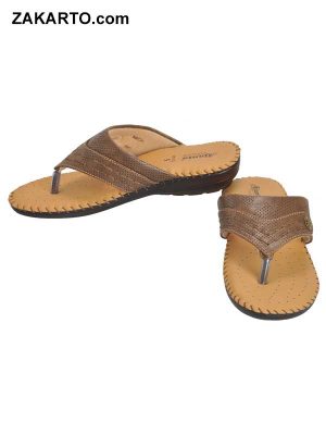 Ajanta Women's Classy Sandal Slippers - Brown