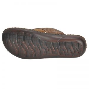 Ajanta Women's Classy Sandal Slippers - Brown