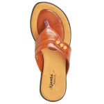 Ajanta Women's Classy Sandal Slippers - Brown