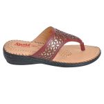 Ajanta Women's Classy Sandal Slippers - Maroon