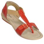 Freya Women's Salwar Sandals - Red