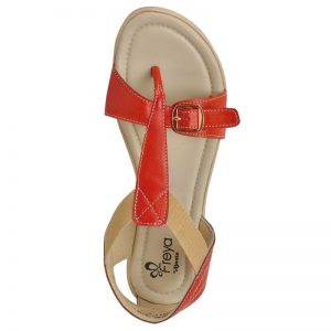 Freya Women's Salwar Sandals - Red