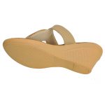 Freya Women's Classy Sandal Slippers - Brown & Beige
