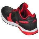 Impakto Men's Sports Shoes - Black & Red