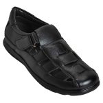 Ajanta Men's Casual Office Sandals - Black