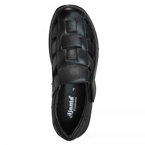 Ajanta Men's Casual Office Sandals - Black