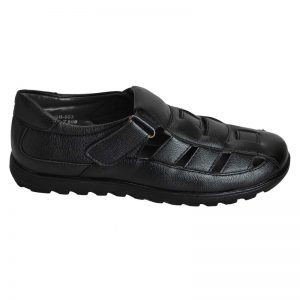 Ajanta Men's Casual Office Sandals - Black