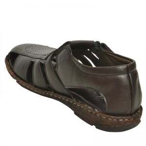 Ajanta Men's Classy Sandal Slipper - Black