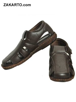 Ajanta Men's Classy Sandal Slipper - Black