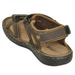 Impakto Men's Classy Sandal Slipper - Brown & Beige