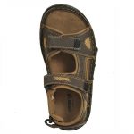 Impakto Men's Classy Sandal Slipper - Brown & Beige