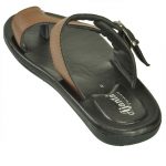 Ajanta Men's Classy Sandal Slipper - Black & Brown