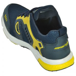 Impakto Men's Sports Shoe - Blue & Yellow
